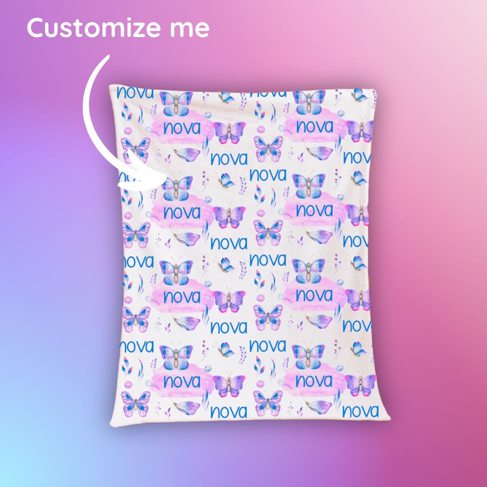 Baby Blanket Personalized Minky Blanket