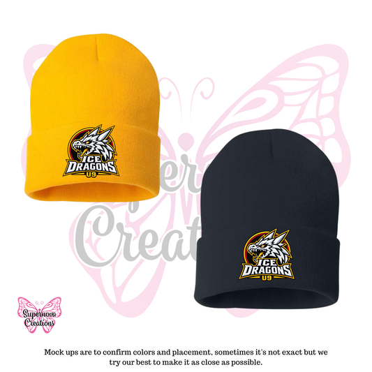 Beanie - Ice Dragons