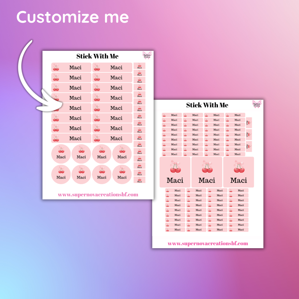 Labels – Premium Stick – Everything Pack – NEW