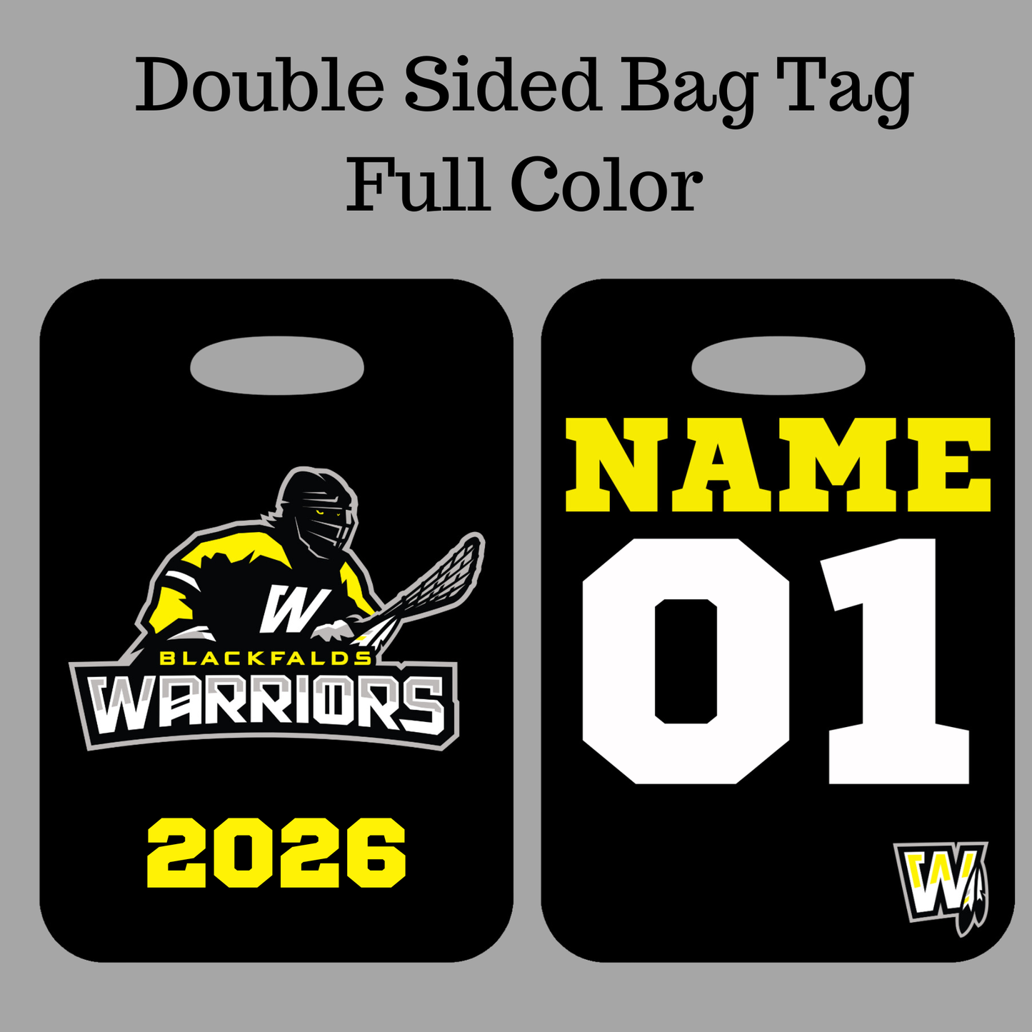 Double Sided Bag Tag