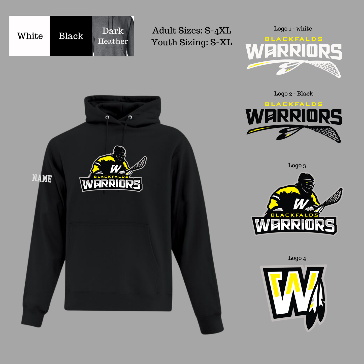 Hoodie Adult/Youth - FLEECE HOODIE