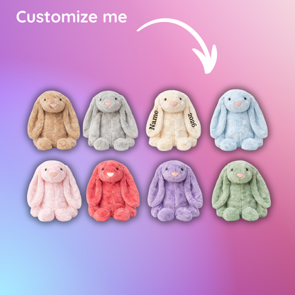 Embroidered Bunny - SAGE