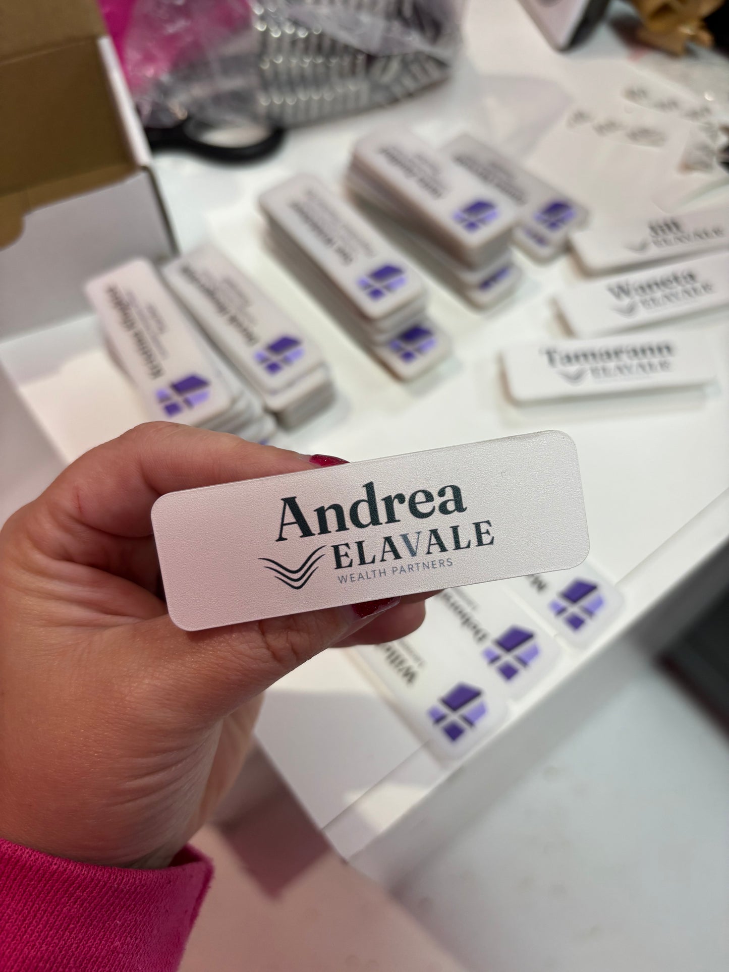Magnetic Name Tag