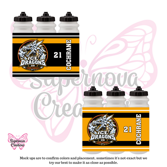 Hockey Bottle - Ice Dragons