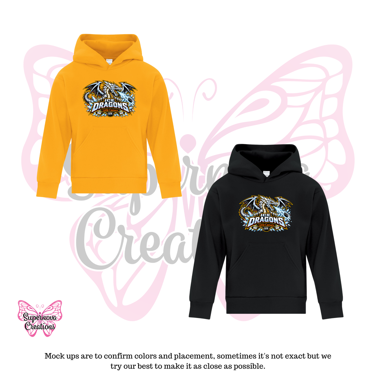 ATC™ EVERYDAY FLEECE HOODIE - Ice Dragons