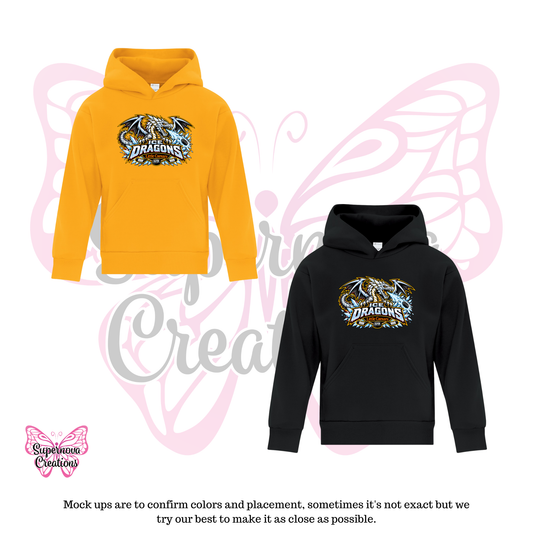 ATC™ EVERYDAY FLEECE HOODIE - Ice Dragons
