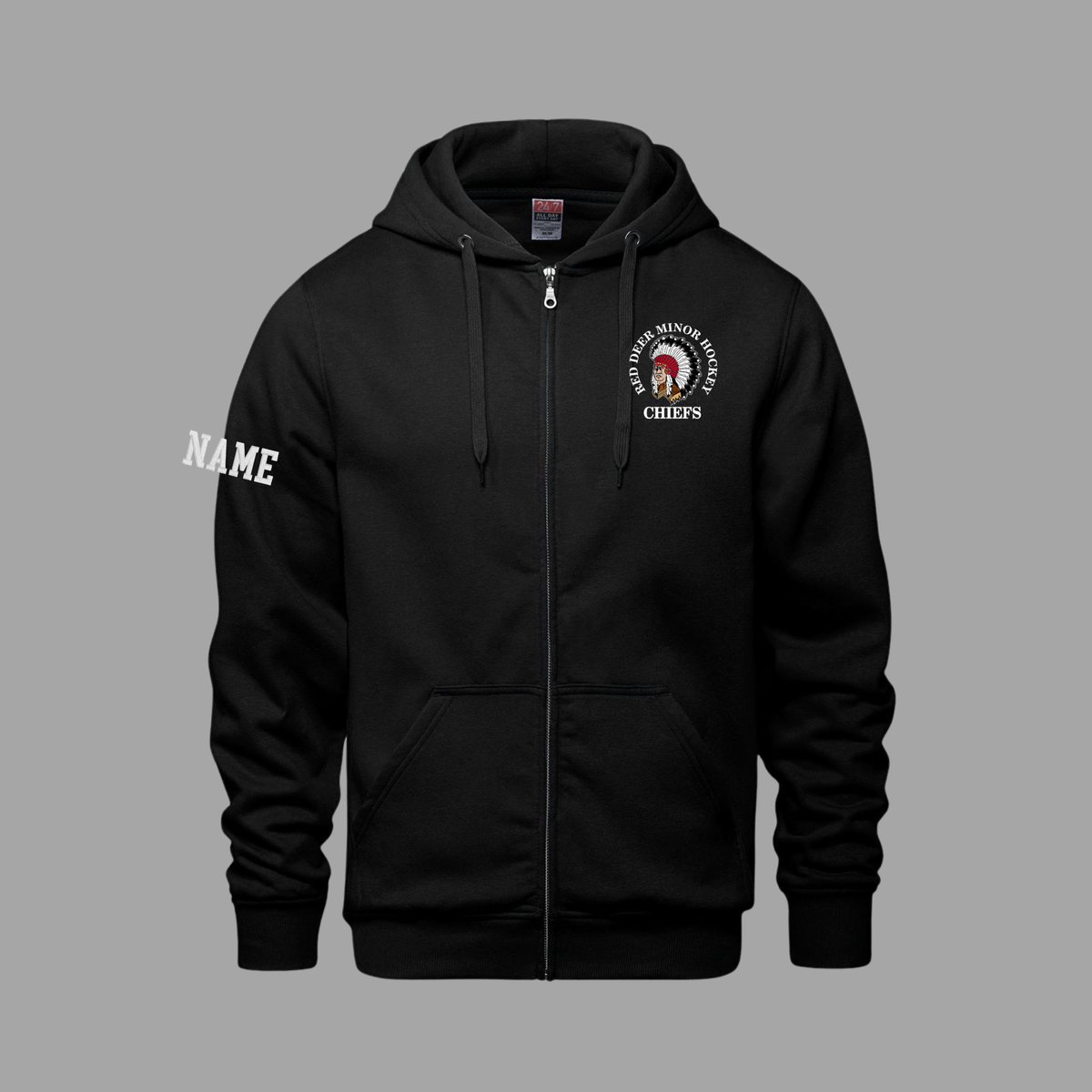 Surfer - Zipper - Embroidered