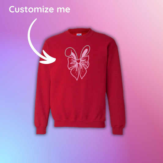 Crewneck Bunny Design