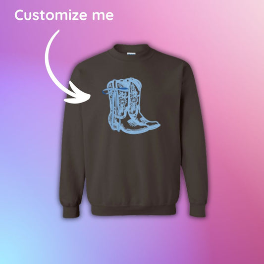 Crewneck Boots Design