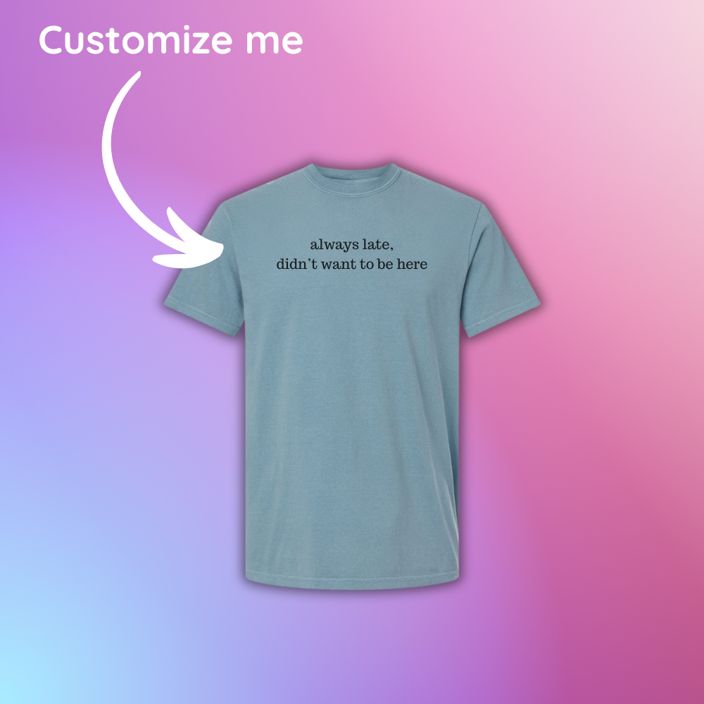 Comfort Color - Embroidery Print