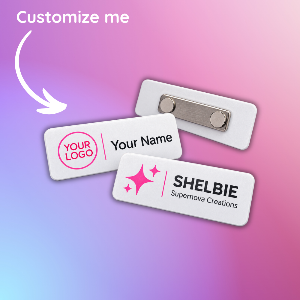 Magnetic Name Tag