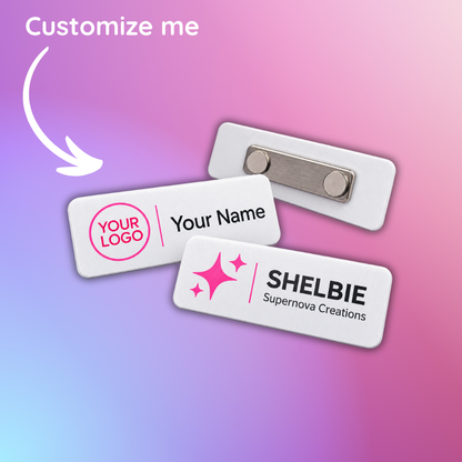 Magnetic Name Tag